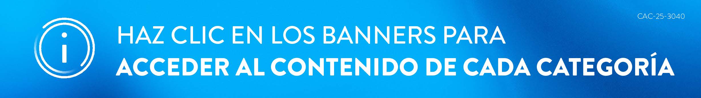 AF CAC-25-3040 Banners pequenos