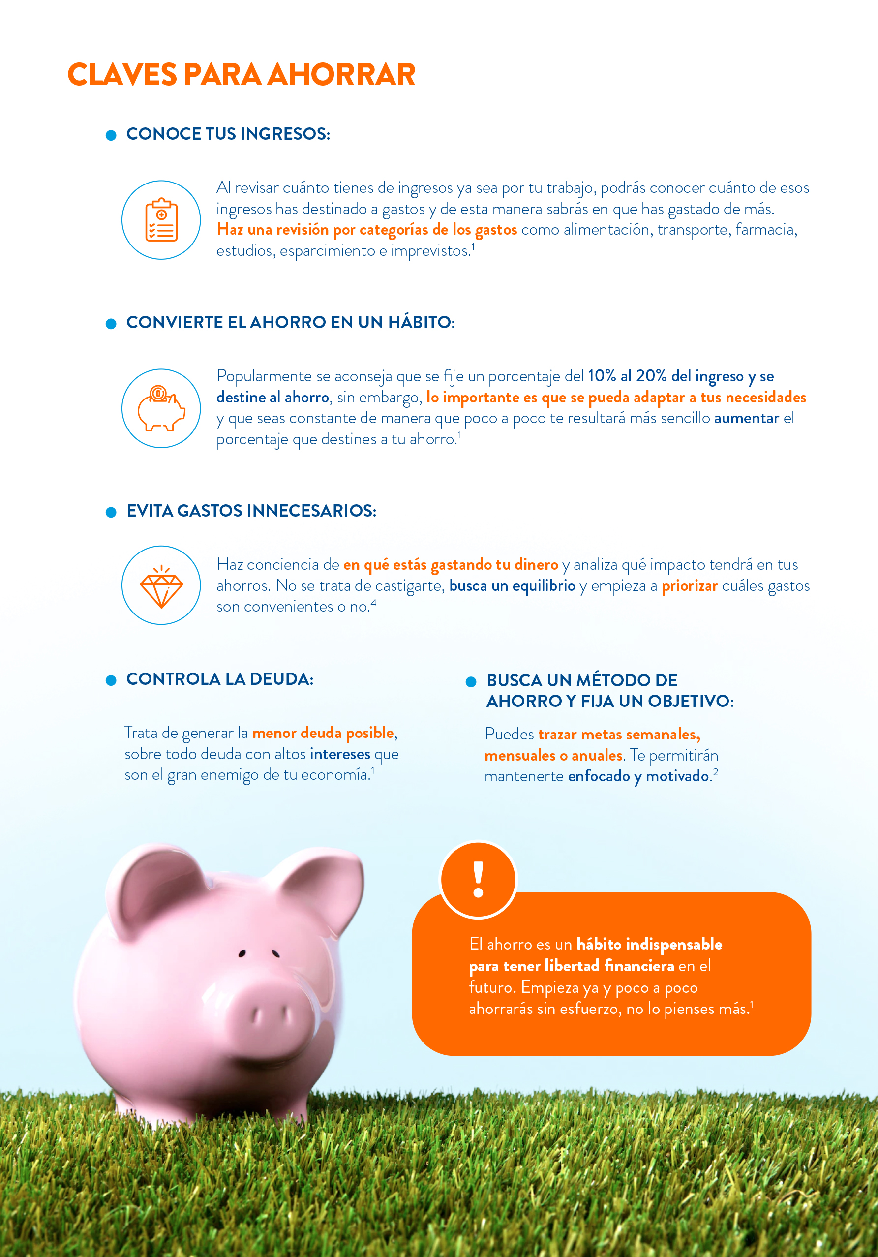 Claves para ahorrar
